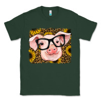 Sports Green sunflowers pig Classic Tee - RanaPortraitStore