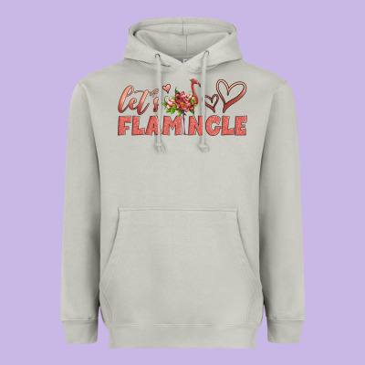 Let's Flamingle Heavyweight Hoodie Designed By Artiststas