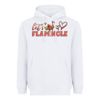 White let's flamingle Heavyweight Hoodie - Artiststas