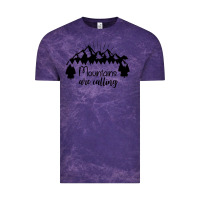 Cloud Purple Mountains Vintage Tee - Unal Design