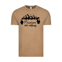 Vintage Coffee Mountains Vintage Tee - Unal Design