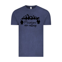Vintage Denim Mountains Vintage Tee - Unal Design