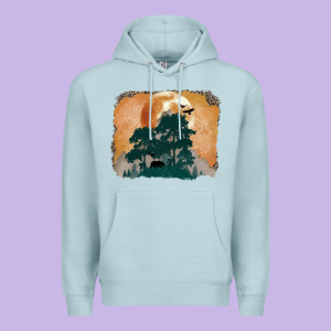 Wilderness Leopard Premium Hoodie Designed By Maliassmallbusiness