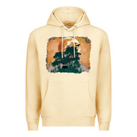 Pina Colada wilderness leopard Premium Hoodie - MaliasSmallBusiness