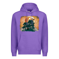 Purple wilderness leopard Premium Hoodie - MaliasSmallBusiness
