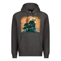 Smoke wilderness leopard Premium Hoodie - MaliasSmallBusiness