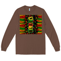 Chestnut black license letters Long Sleeve Tee - Zillion Design Studio