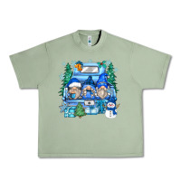 Oil Green snowman gnome truck Urban Heavy Tee - Zillion Design Studio