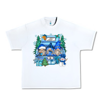 White snowman gnome truck Urban Heavy Tee - Zillion Design Studio