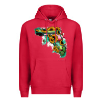 Cardinal Florida Map Sunflower Cactus Serape Premium Hoodie - RanaPortraitStore