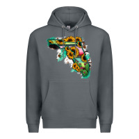Rock Florida Map Sunflower Cactus Serape Premium Hoodie - RanaPortraitStore
