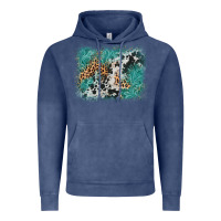 Vintage Denim cowhide turquoise leather background Vintage Hoodie - AdoDesignShop