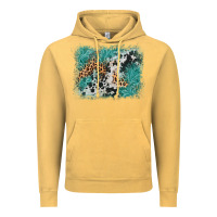 Vintage Mustard cowhide turquoise leather background Vintage Hoodie - AdoDesignShop