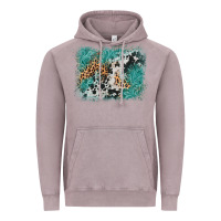 Vintage Zinc cowhide turquoise leather background Vintage Hoodie - AdoDesignShop