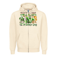 Sandshell Just a Girl who Loves Saint Patrick's Day Zipper Hoodie - RacoonDesign