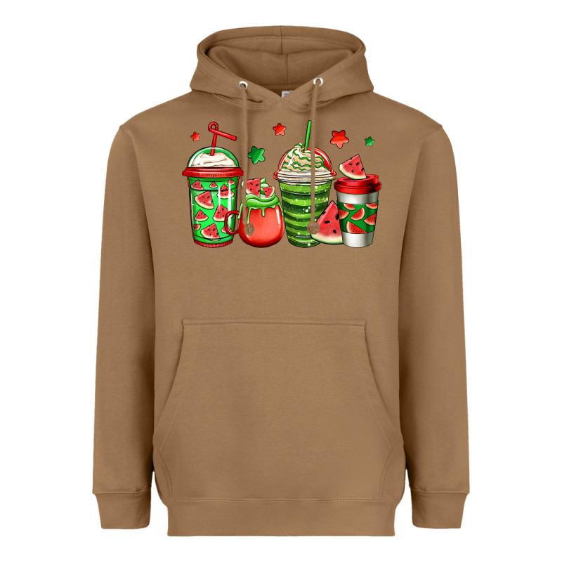 Watermelon Coffee Heavyweight Hoodie by Jasminsmagicworld | Teevron
