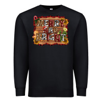 Black merry and bright Premium Sweatshirt - AdoDesignShop