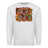 Oatmeal Heather merry and bright Premium Sweatshirt - AdoDesignShop