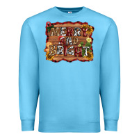 Ocean Blue merry and bright Premium Sweatshirt - AdoDesignShop