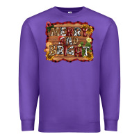 Purple merry and bright Premium Sweatshirt - AdoDesignShop