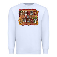 White merry and bright Premium Sweatshirt - AdoDesignShop