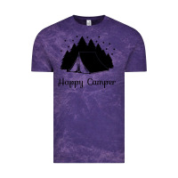 Cloud Purple camping Vintage Tee - Unal Design