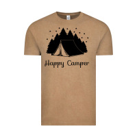 Vintage Coffee camping Vintage Tee - Unal Design