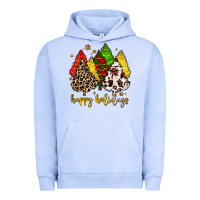 Pigment Grape Ice happy holidays with christmas tree Urban Hoodie - MaliasSmallBusiness