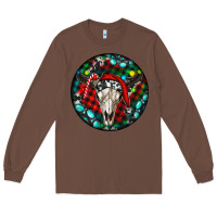 Chestnut Christmas skull Long Sleeve Tee - RanaPortraitStore