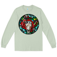 Matcha Christmas skull Long Sleeve Tee - RanaPortraitStore