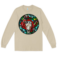 Mushroom Christmas skull Long Sleeve Tee - RanaPortraitStore