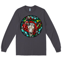 Smoke Christmas skull Long Sleeve Tee - RanaPortraitStore