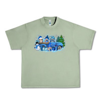 Oil Green snow gnome truck Urban Heavy Tee - Zillion Design Studio