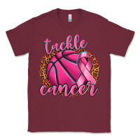 Burgundy tackle cancer basketball Classic Tee - texasbilliewilder