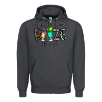 Smoke girl's weekend booze & besties Zipper Hoodie - CowhideDigitalArt