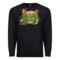Black just a girl who loves christmas Premium Sweatshirt - AdoDesignShop