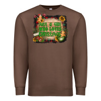 Chestnut just a girl who loves christmas Premium Sweatshirt - AdoDesignShop
