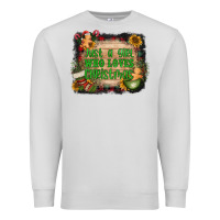 Dove Grey just a girl who loves christmas Premium Sweatshirt - AdoDesignShop