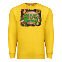 Lemon just a girl who loves christmas Premium Sweatshirt - AdoDesignShop