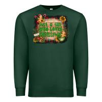 Sports Green just a girl who loves christmas Premium Sweatshirt - AdoDesignShop
