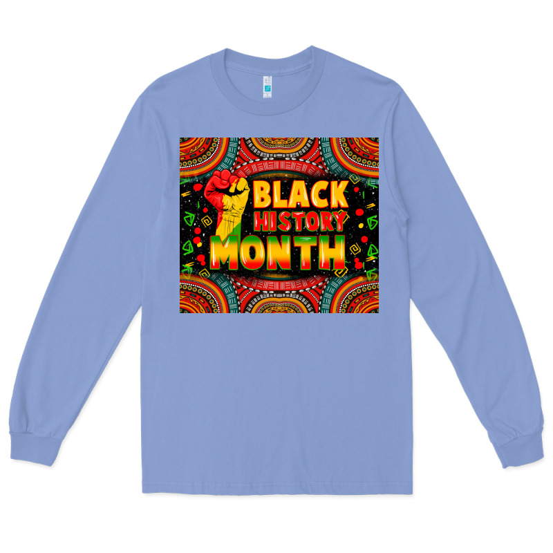 Black History Month Long Sleeve Tee by Zillion Design Studio | Teevron