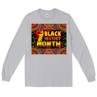 Moon Dust black history month Long Sleeve Tee - Zillion Design Studio