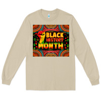 Mushroom black history month Long Sleeve Tee - Zillion Design Studio