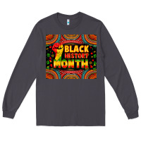 Smoke black history month Long Sleeve Tee - Zillion Design Studio
