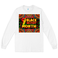 White black history month Long Sleeve Tee - Zillion Design Studio