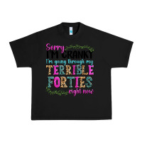 Black sorry im cranky im going through my terrible forti Urban Heavy Tee - texasbilliewilder