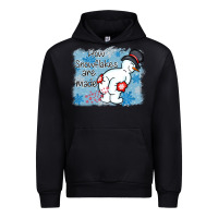 Black how snowflakes are made winter christmas Urban Hoodie - MaliasSmallBusiness