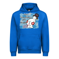 Cobalt how snowflakes are made winter christmas Urban Hoodie - MaliasSmallBusiness
