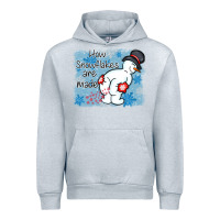 Heather Grey how snowflakes are made winter christmas Urban Hoodie - MaliasSmallBusiness