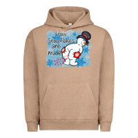 Pigment Burro how snowflakes are made winter christmas Urban Hoodie - MaliasSmallBusiness